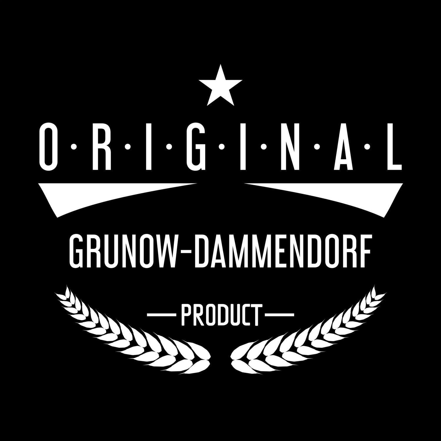 T-Shirt »Original Product« für den Ort »Grunow-Dammendorf«