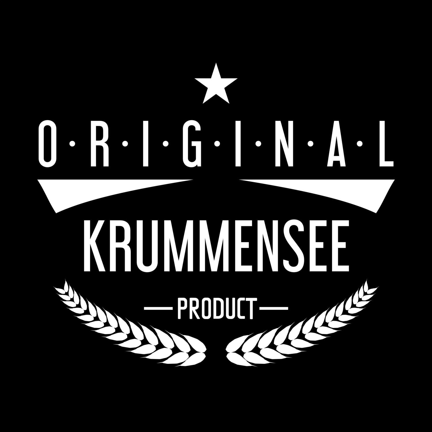 T-Shirt »Original Product« für den Ort »Krummensee«