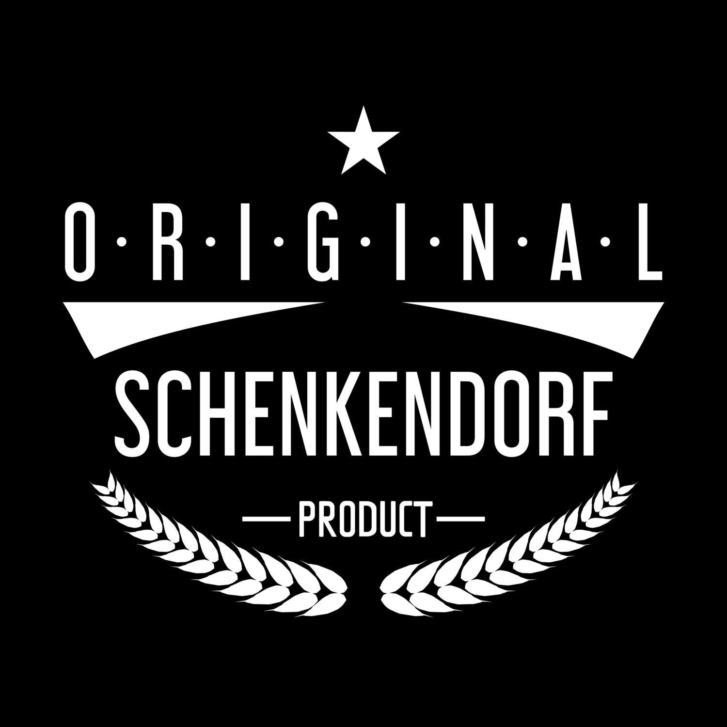 T-Shirt »Original Product« für den Ort »Schenkendorf«