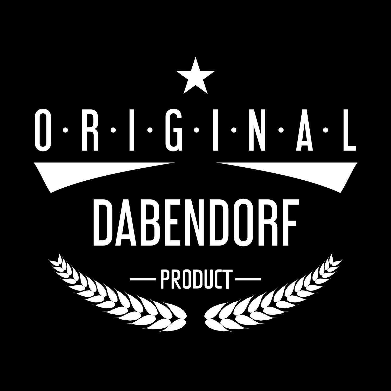 T-Shirt »Original Product« für den Ort »Dabendorf«