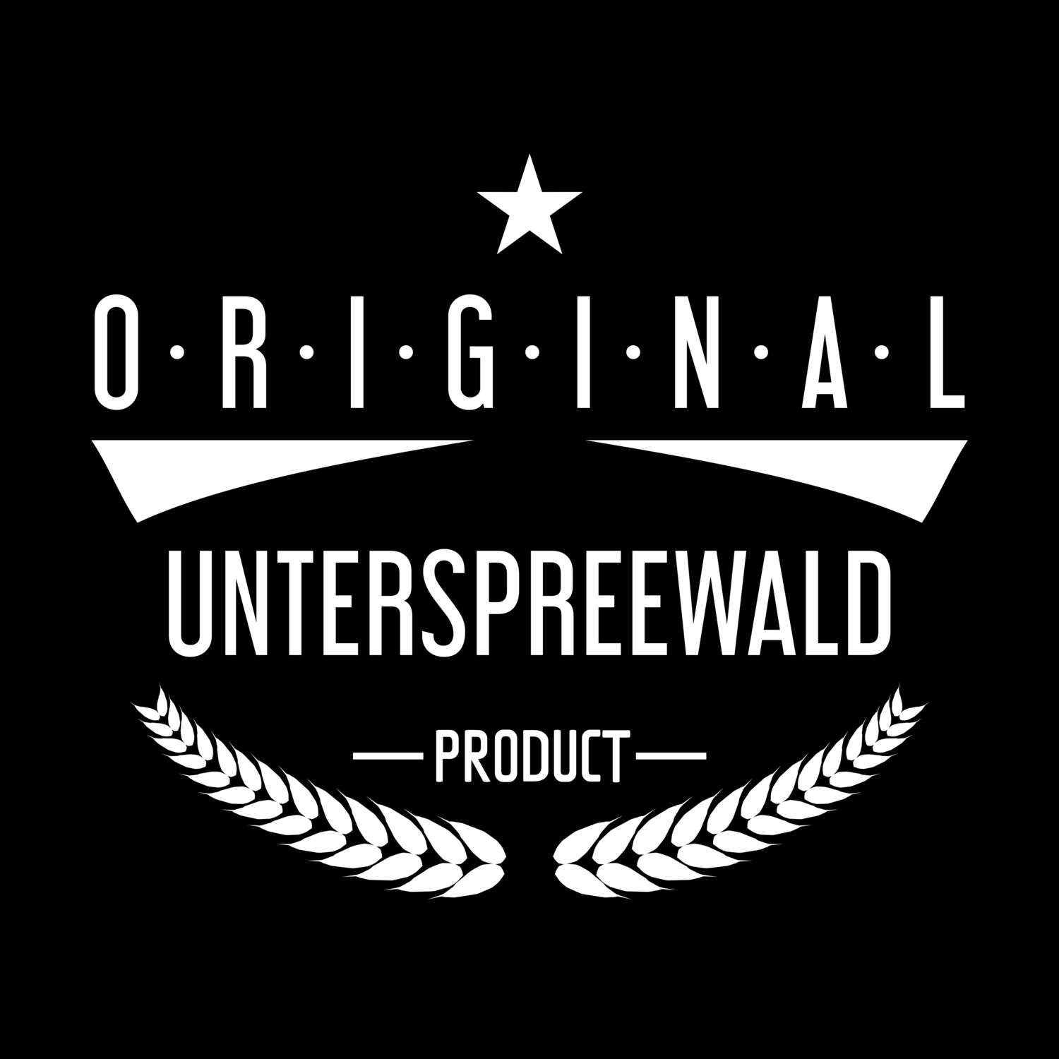 T-Shirt »Original Product« für den Ort »Unterspreewald«