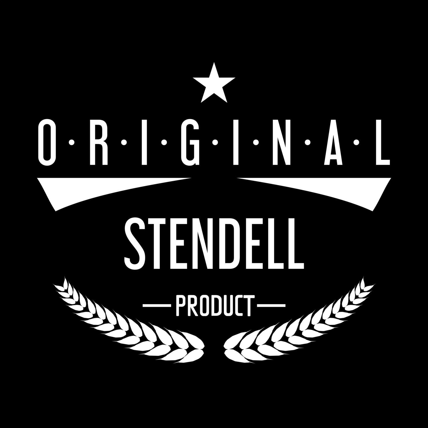 T-Shirt »Original Product« für den Ort »Stendell«