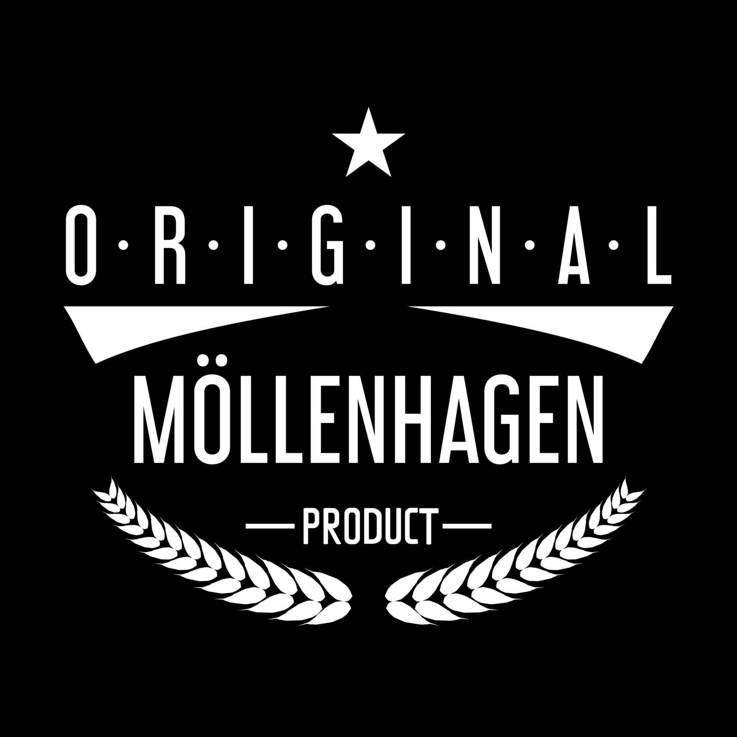 T-Shirt »Original Product« für den Ort »Möllenhagen«