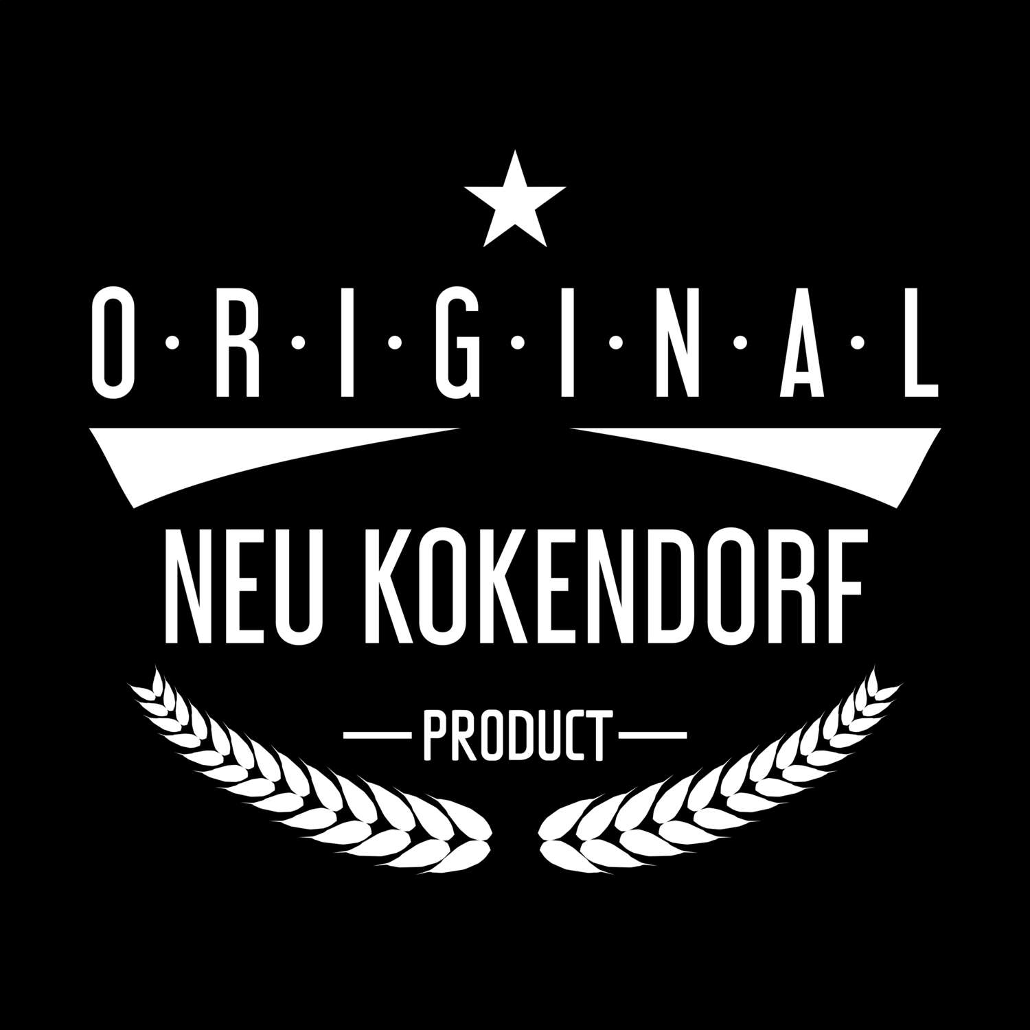 T-Shirt »Original Product« für den Ort »Neu Kokendorf«