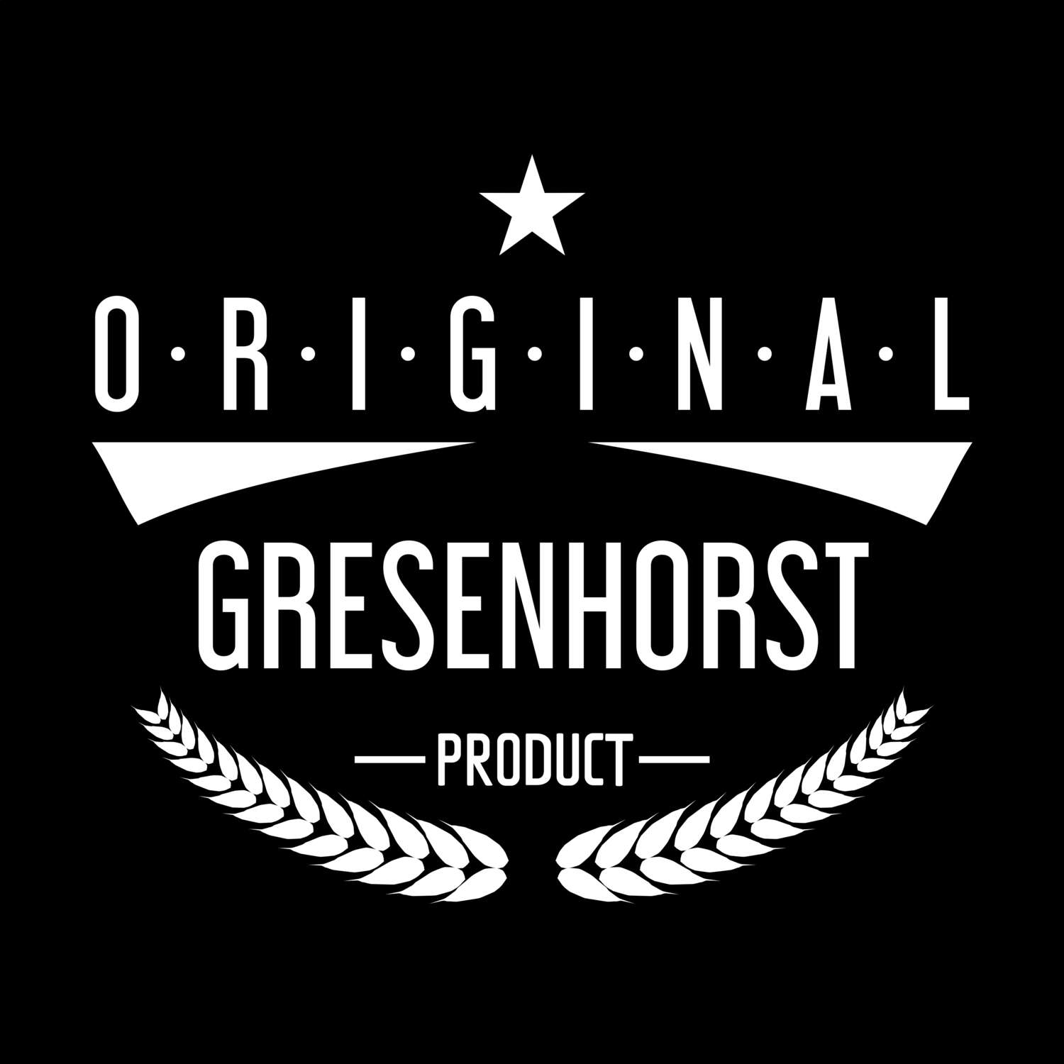 T-Shirt »Original Product« für den Ort »Gresenhorst«