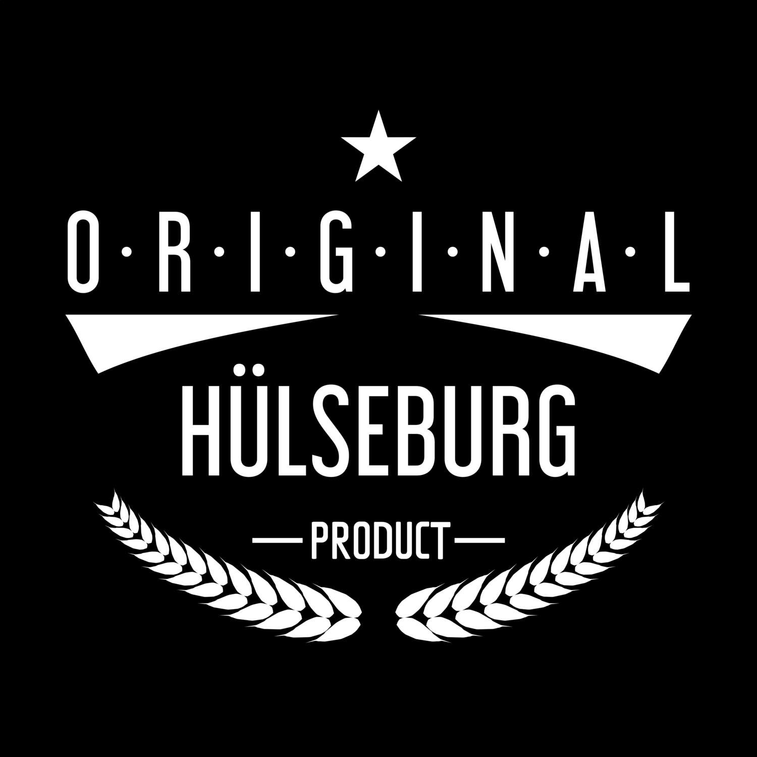 T-Shirt »Original Product« für den Ort »Hülseburg«