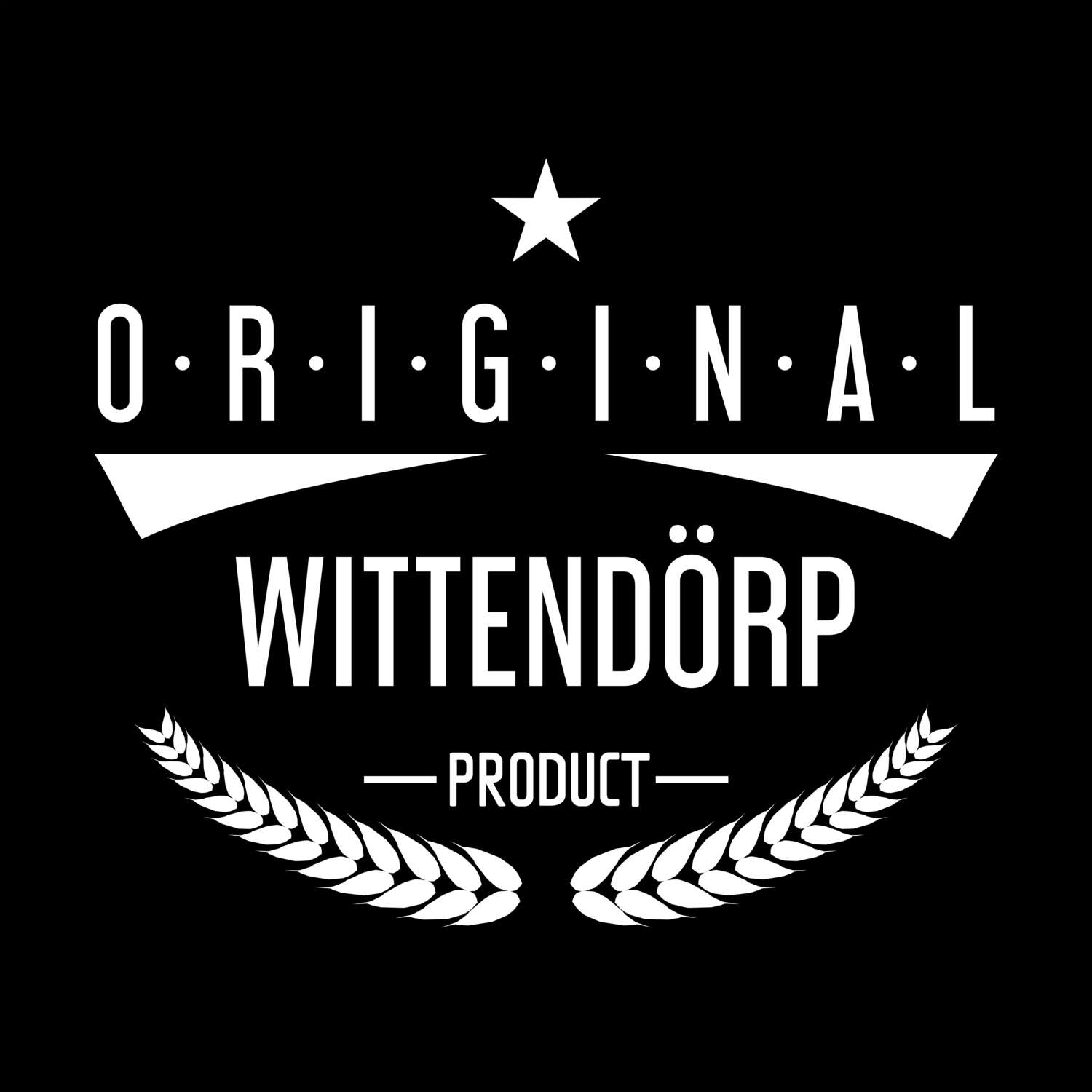 T-Shirt »Original Product« für den Ort »Wittendörp«