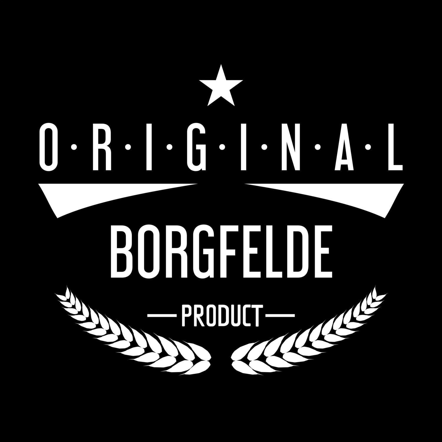 T-Shirt »Original Product« für den Ort »Borgfelde«