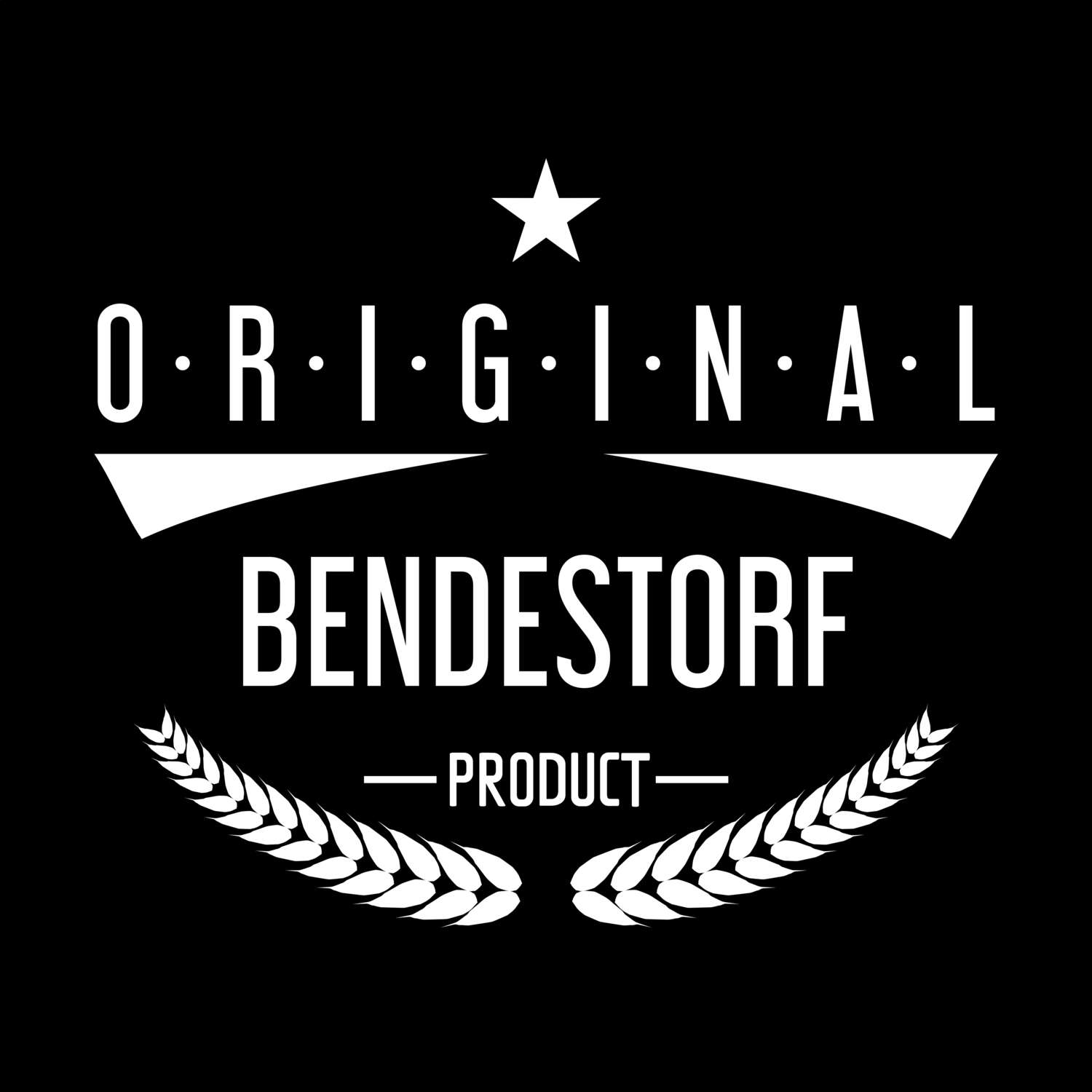 T-Shirt »Original Product« für den Ort »Bendestorf«