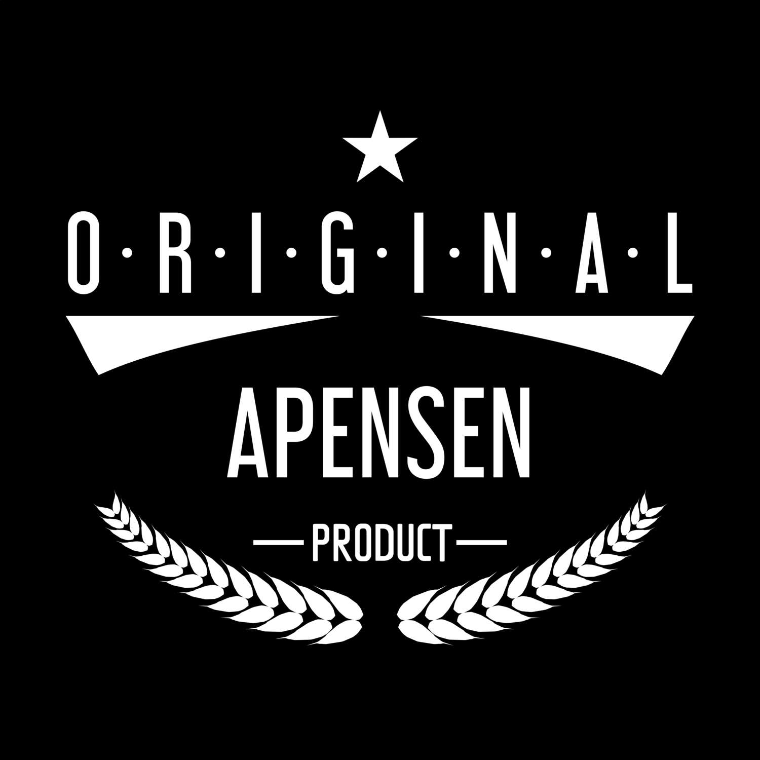 T-Shirt »Original Product« für den Ort »Apensen«