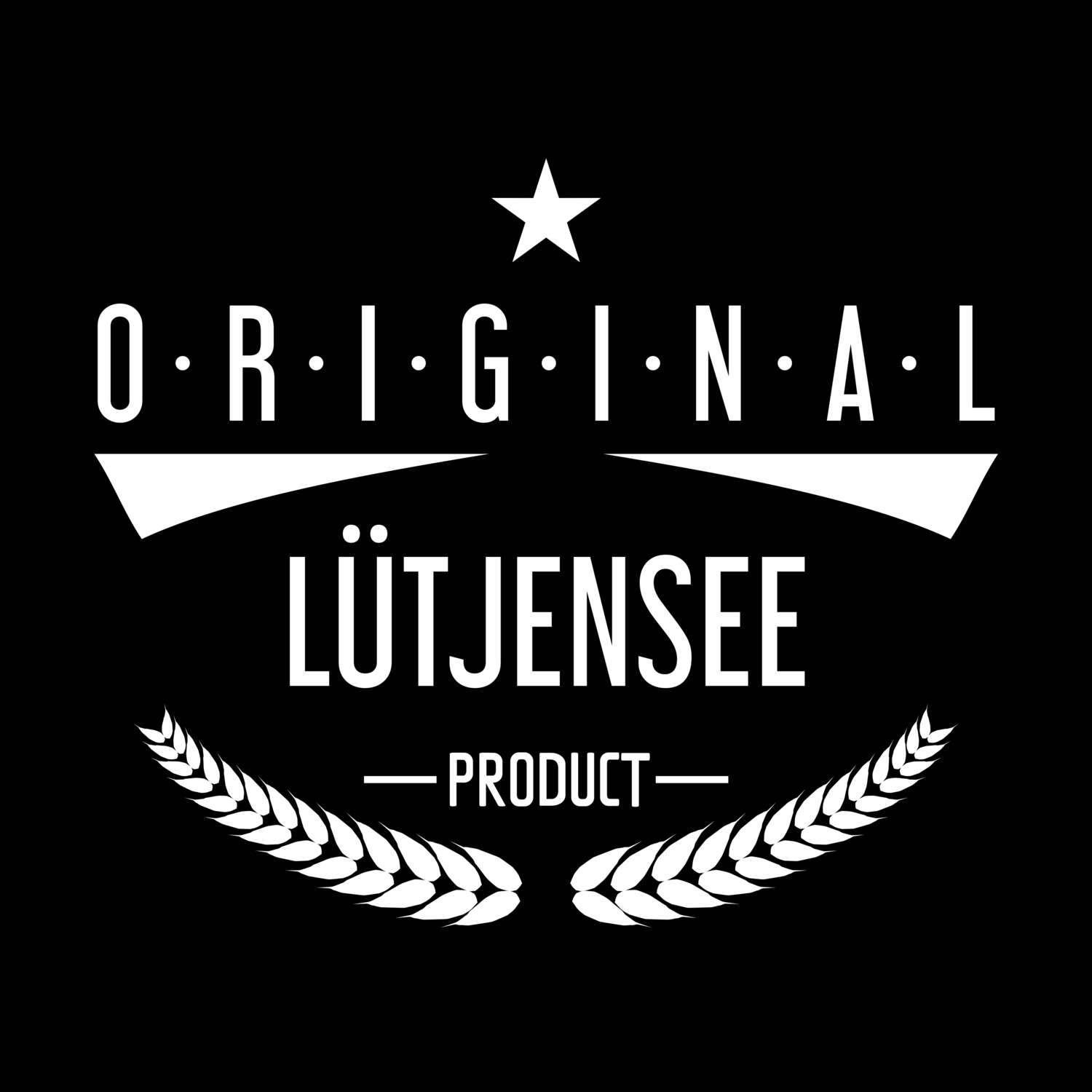 T-Shirt »Original Product« für den Ort »Lütjensee«