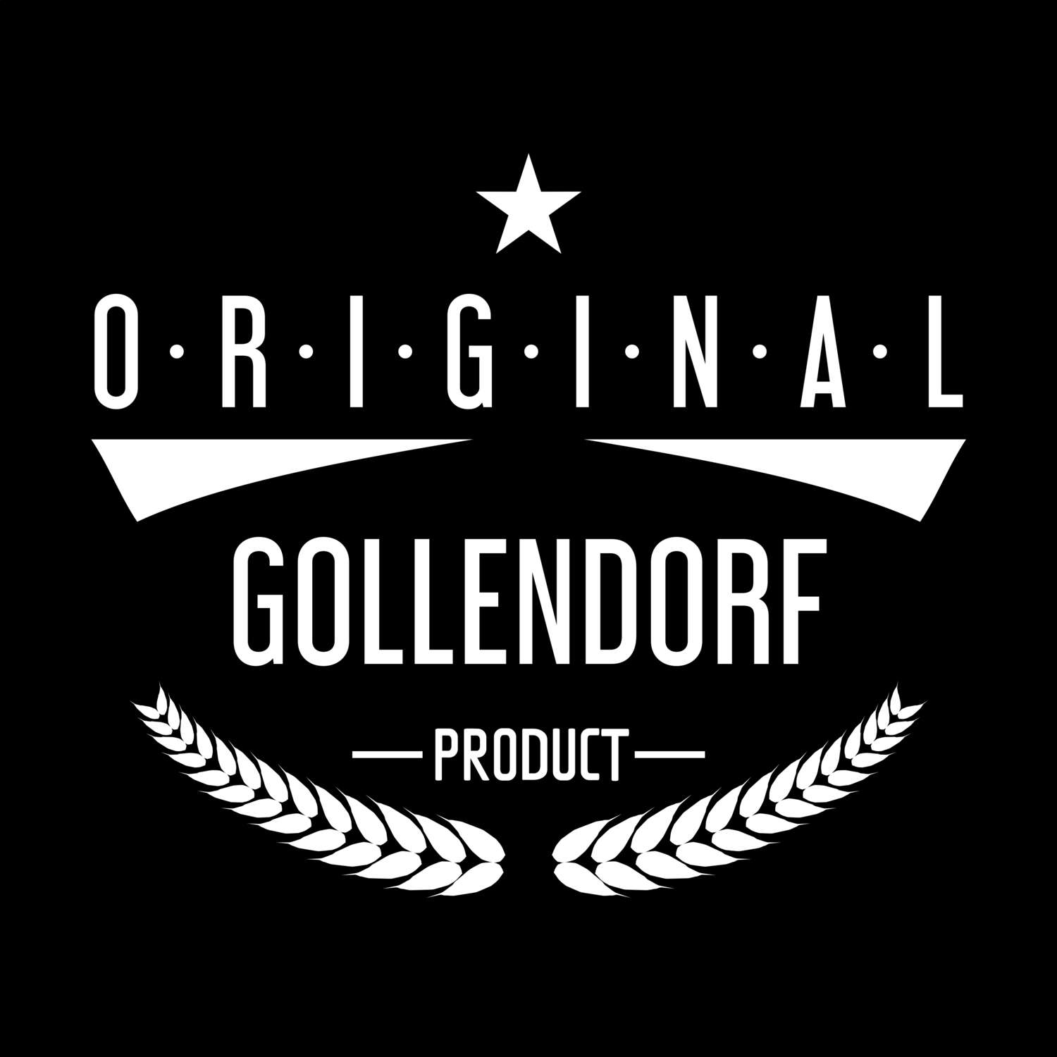 T-Shirt »Original Product« für den Ort »Gollendorf«