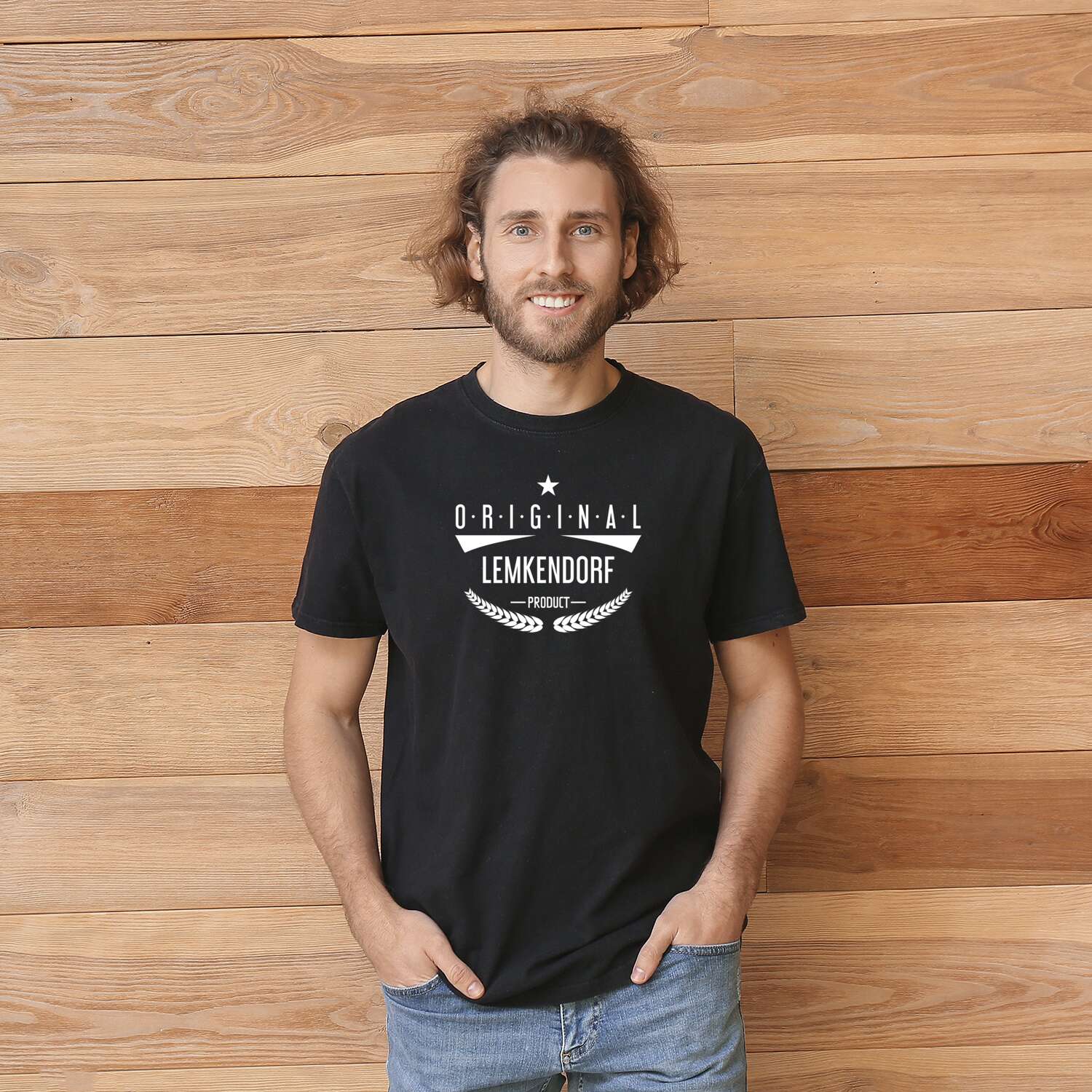 T-Shirt »Original Product« für den Ort »Lemkendorf«