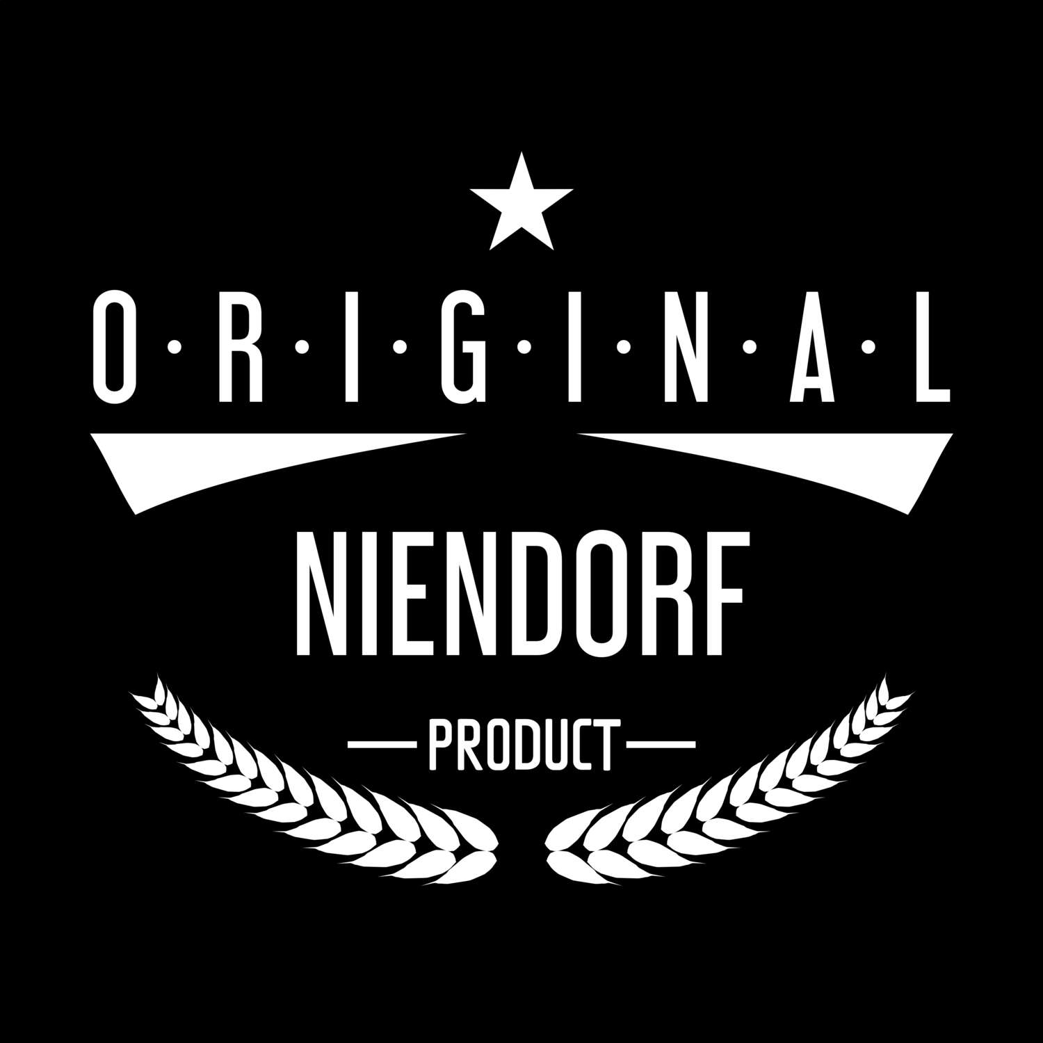 T-Shirt »Original Product« für den Ort »Niendorf«