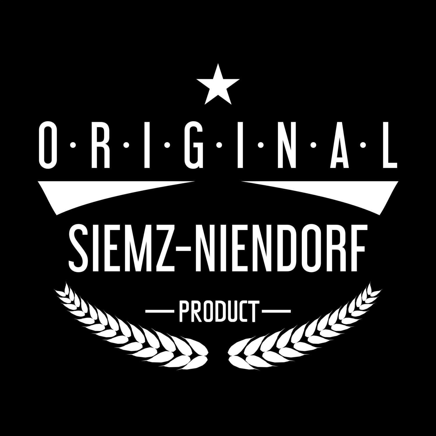 T-Shirt »Original Product« für den Ort »Siemz-Niendorf«