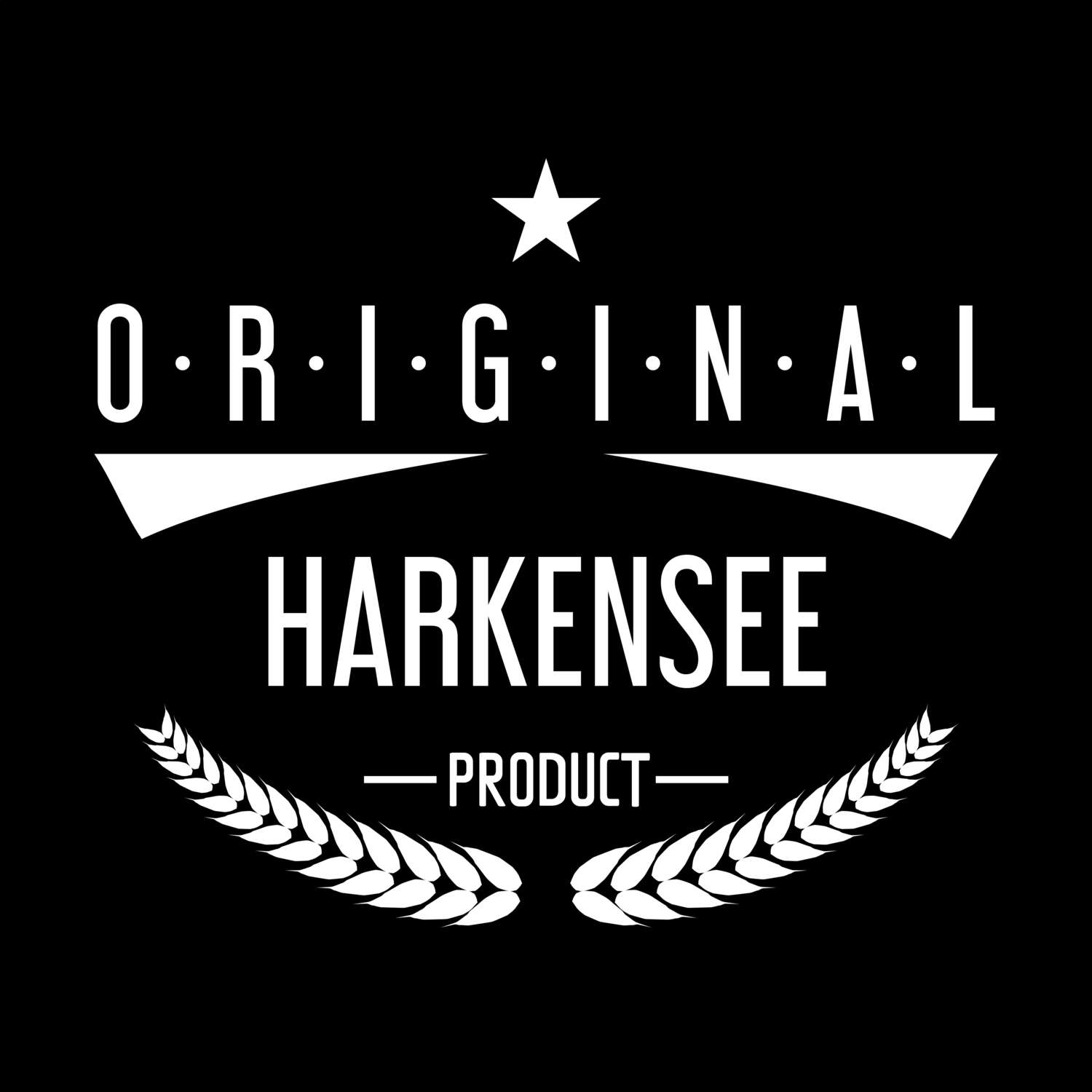 T-Shirt »Original Product« für den Ort »Harkensee«