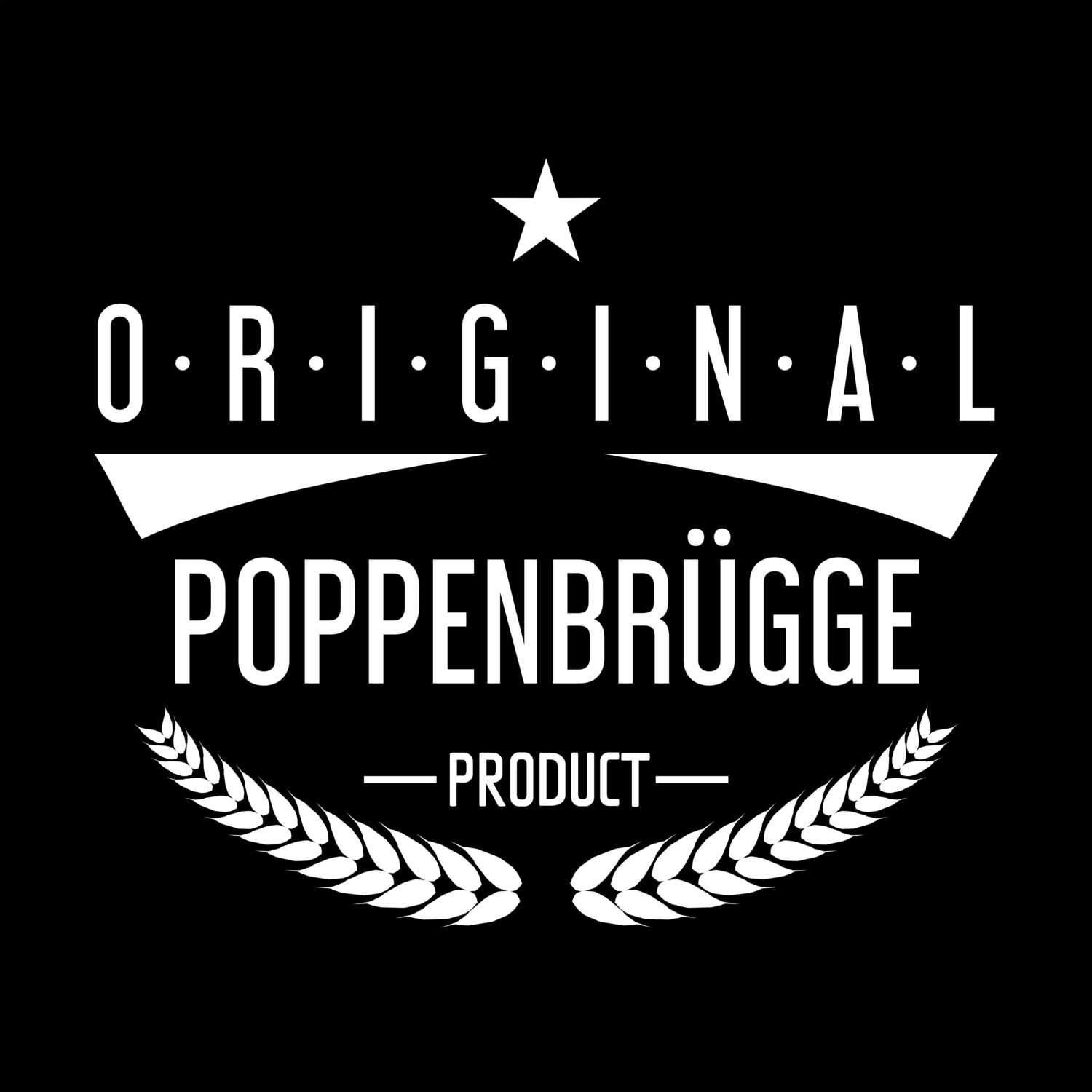 T-Shirt »Original Product« für den Ort »Poppenbrügge«