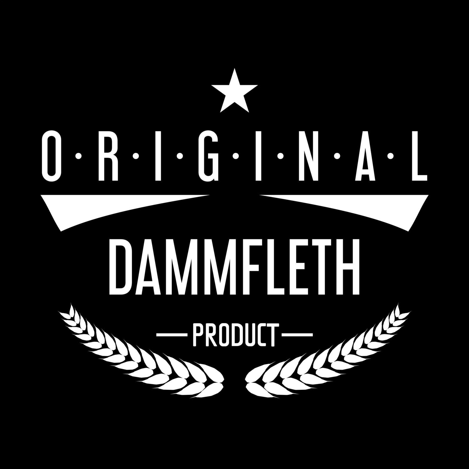 T-Shirt »Original Product« für den Ort »Dammfleth«