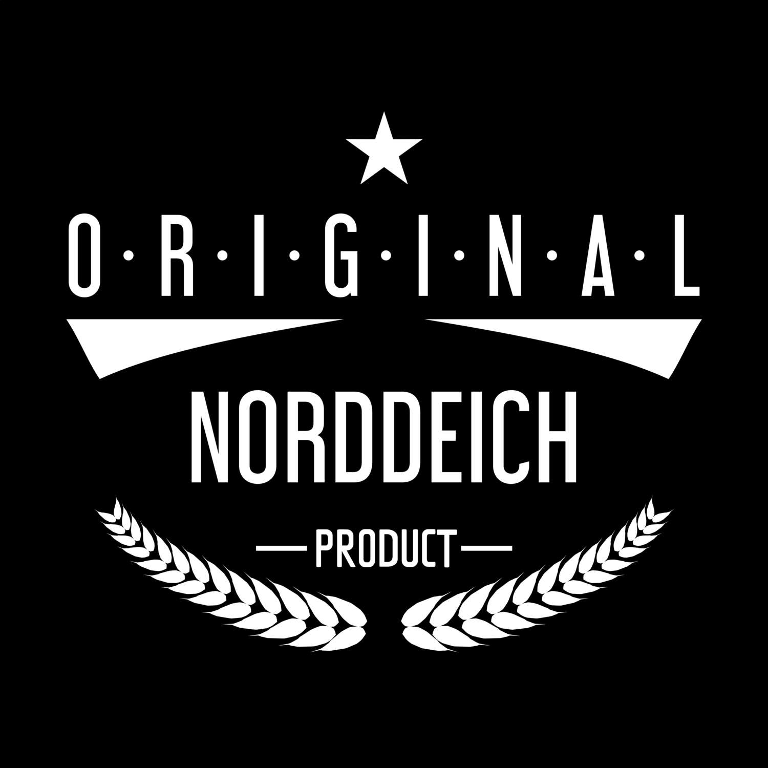 T-Shirt »Original Product« für den Ort »Norddeich«