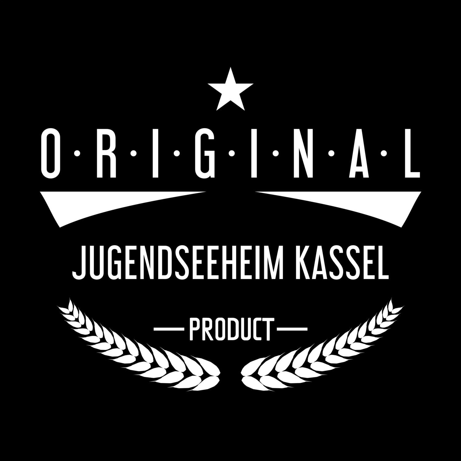 T-Shirt »Original Product« für den Ort »Jugendseeheim Kassel«