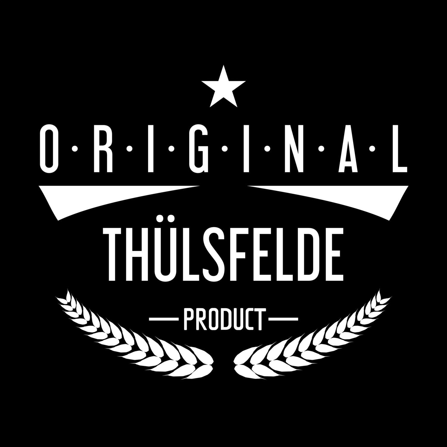 T-Shirt »Original Product« für den Ort »Thülsfelde«