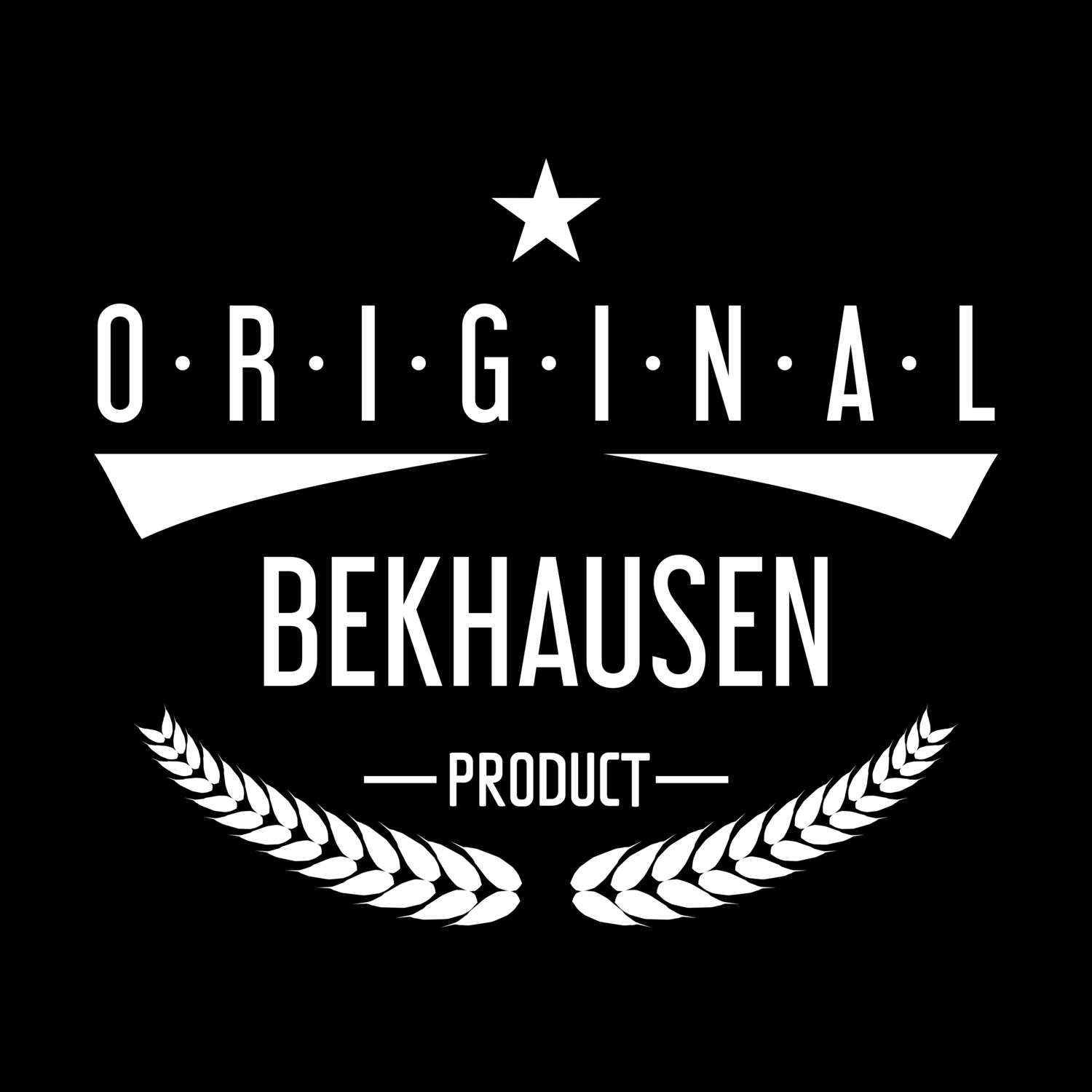 T-Shirt »Original Product« für den Ort »Bekhausen«