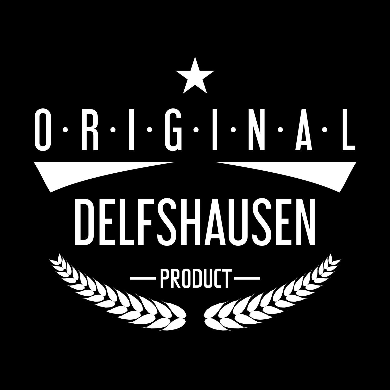 T-Shirt »Original Product« für den Ort »Delfshausen«