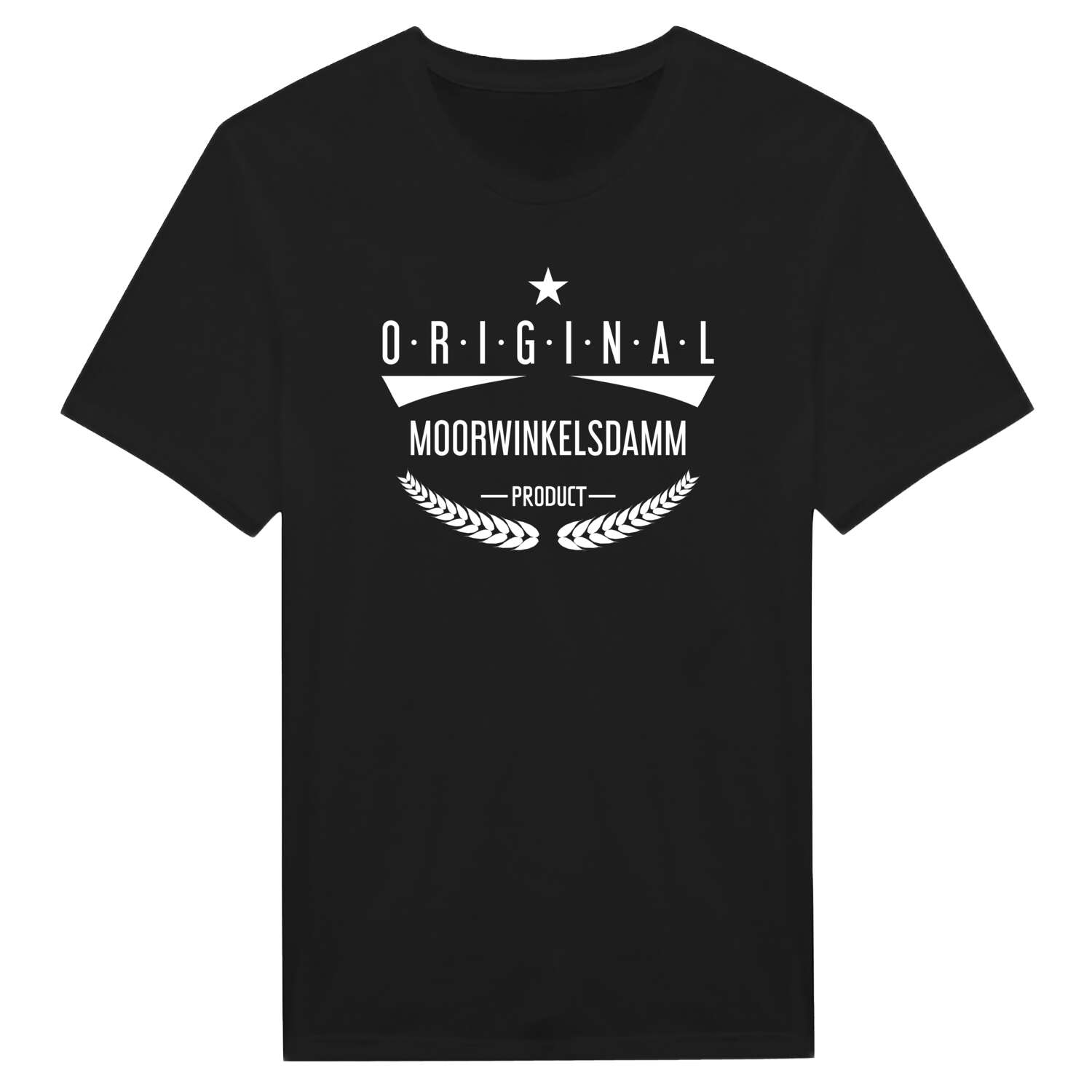 T-Shirt »Original Product« für den Ort »Moorwinkelsdamm«