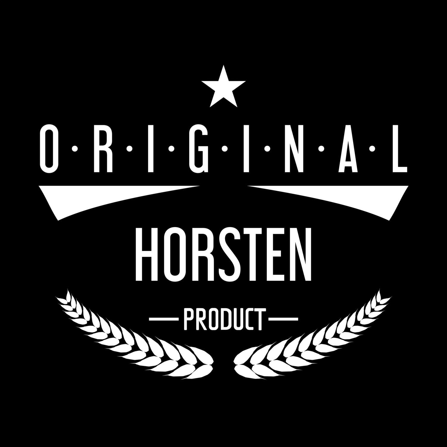 T-Shirt »Original Product« für den Ort »Horsten«