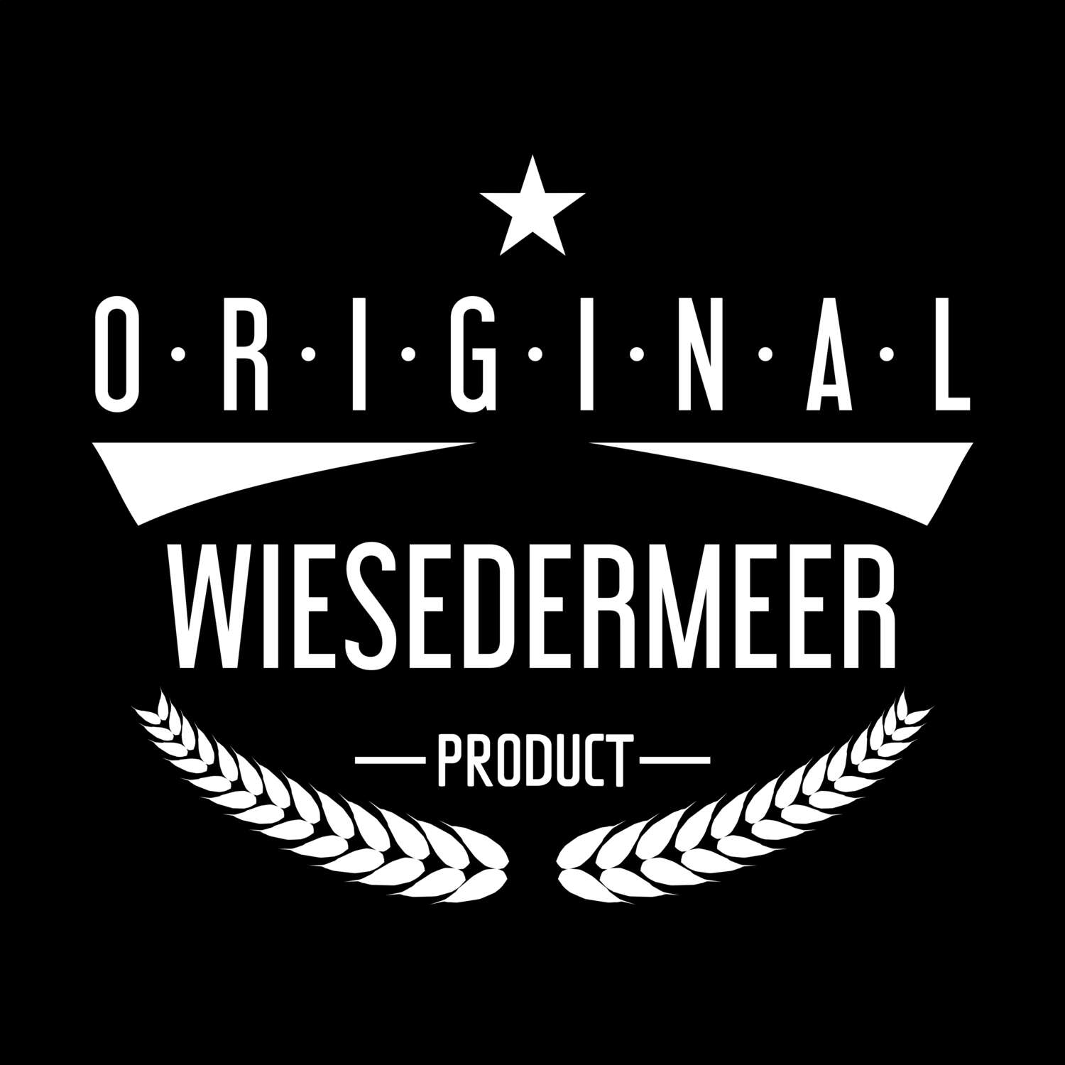 T-Shirt »Original Product« für den Ort »Wiesedermeer«