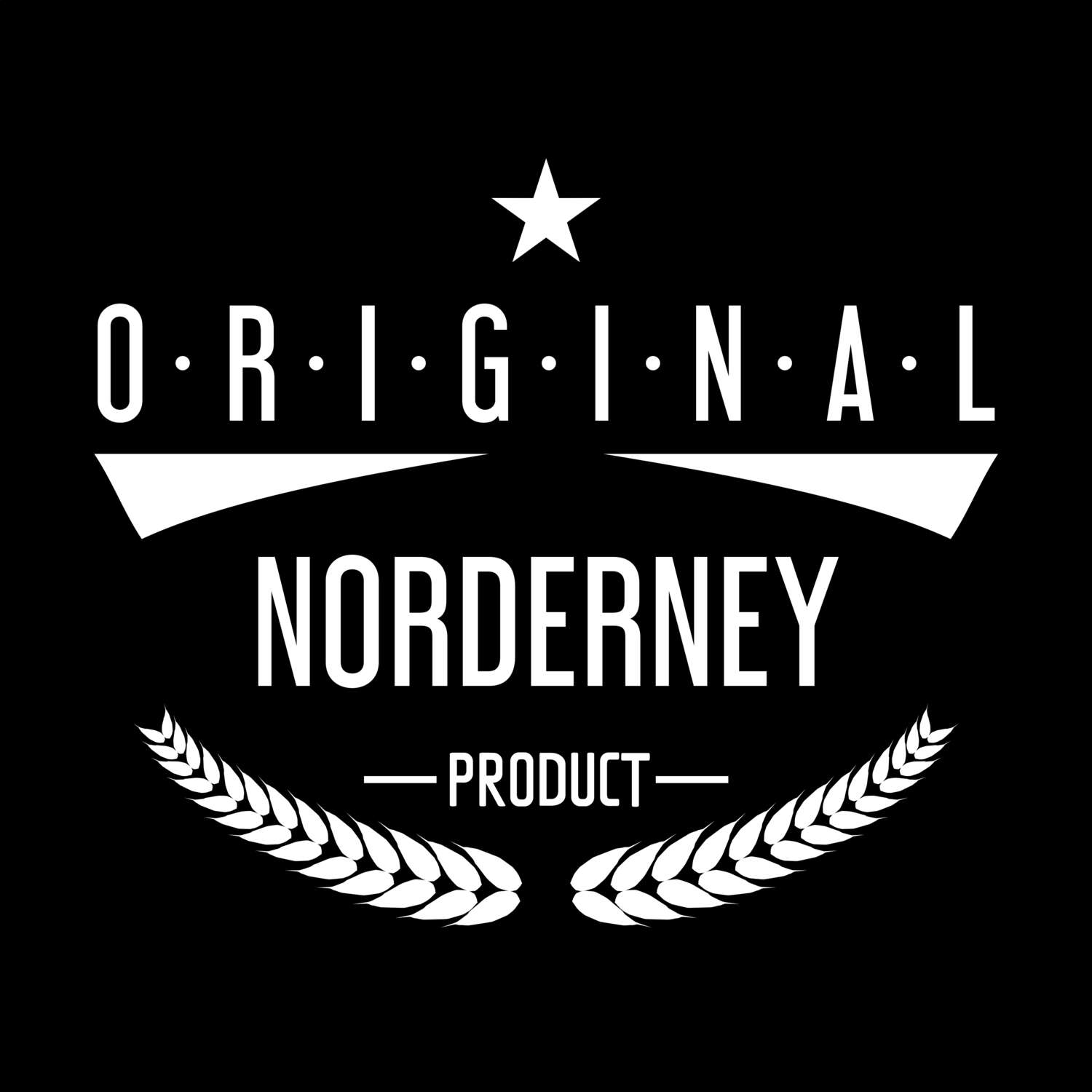 T-Shirt »Original Product« für den Ort »Norderney«