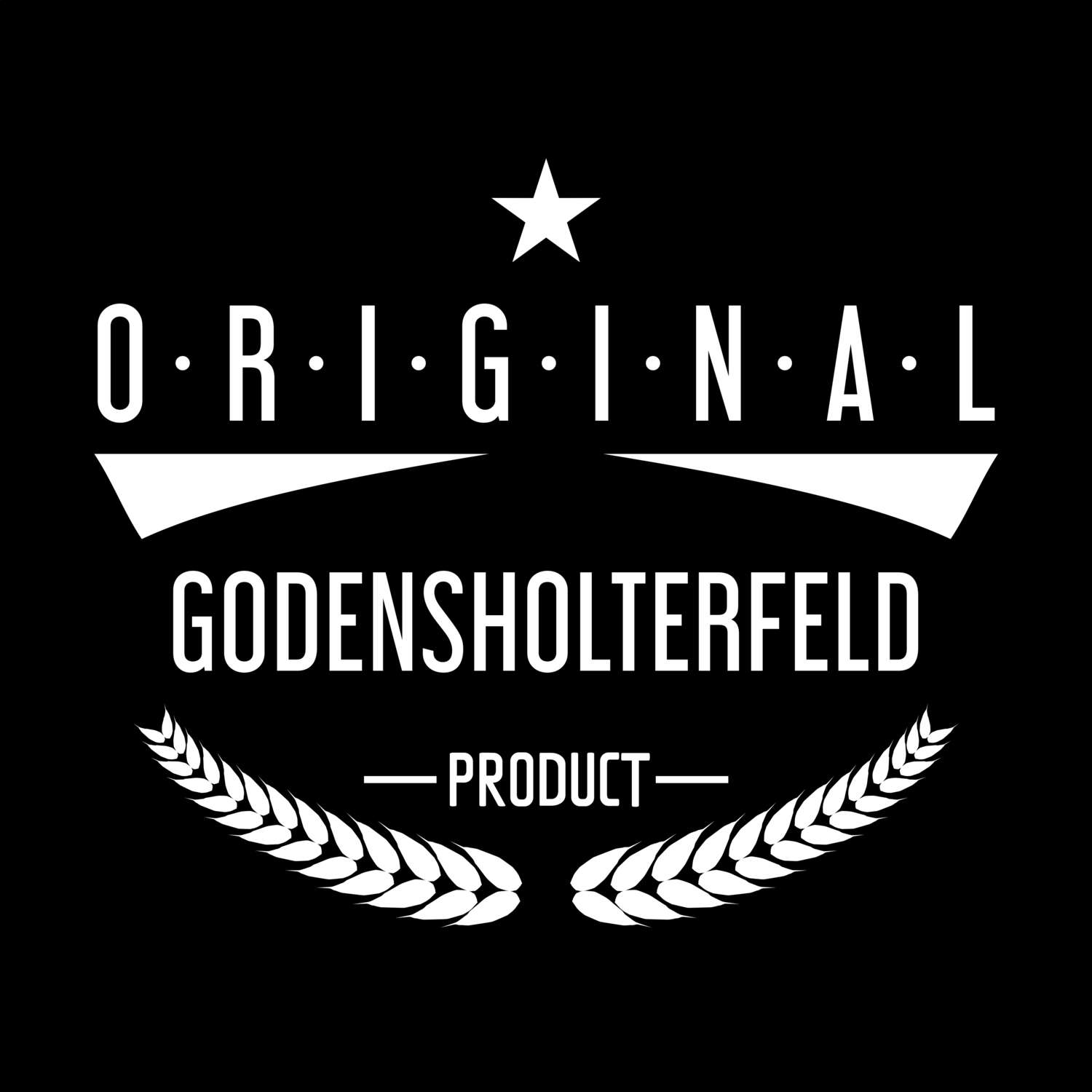 T-Shirt »Original Product« für den Ort »Godensholterfeld«