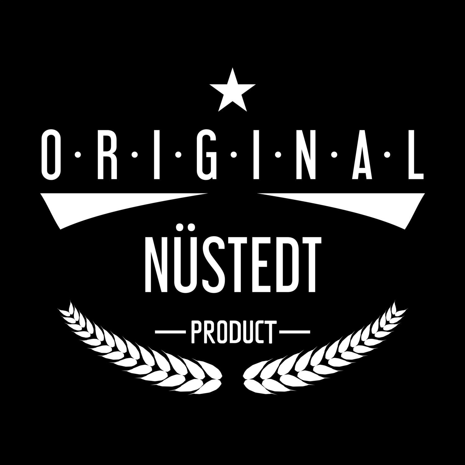 T-Shirt »Original Product« für den Ort »Nüstedt«