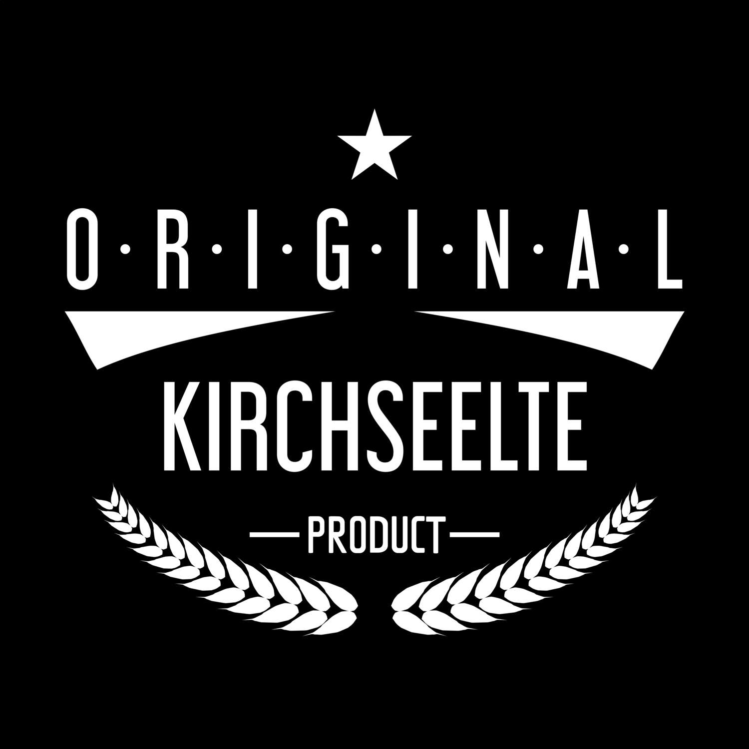 T-Shirt »Original Product« für den Ort »Kirchseelte«