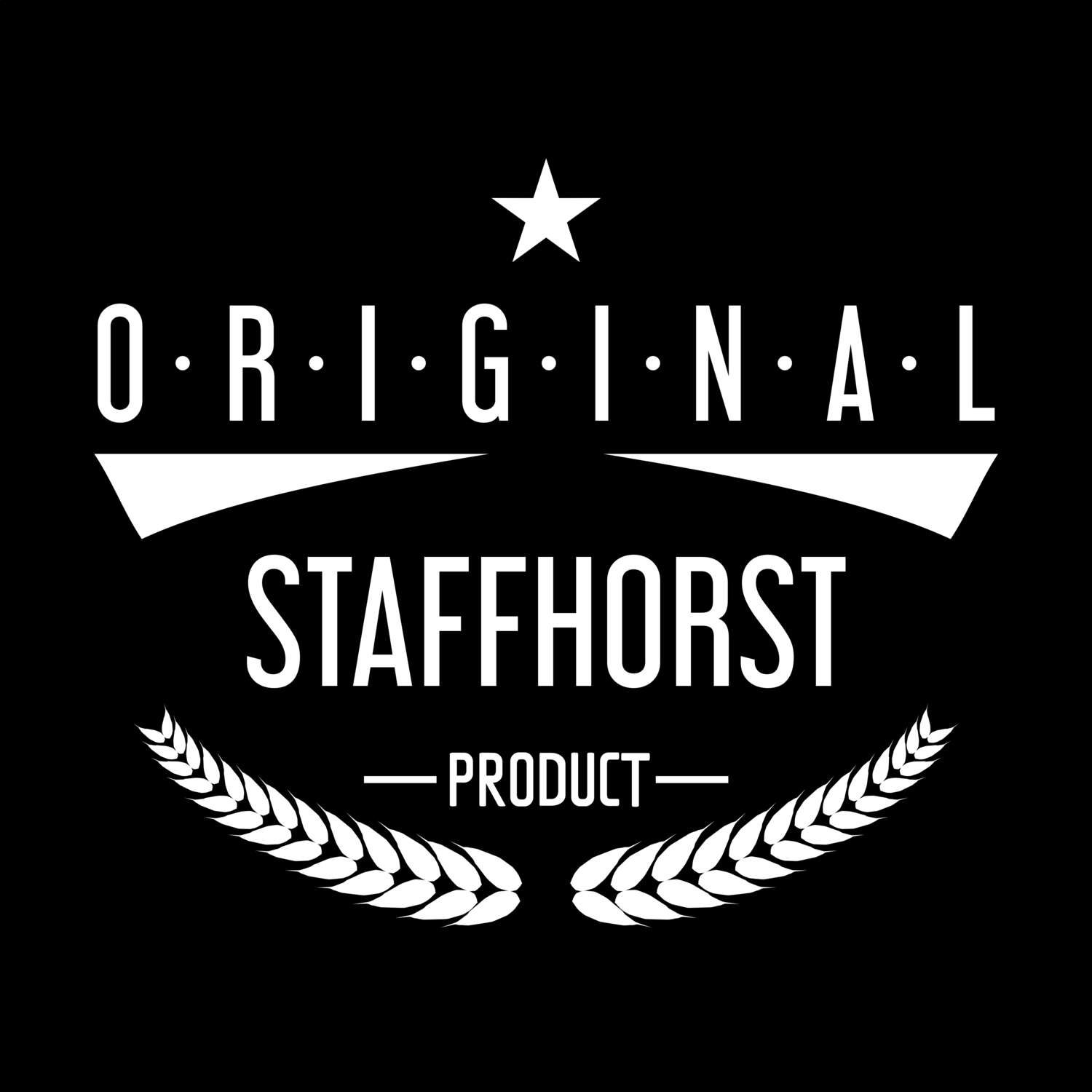 T-Shirt »Original Product« für den Ort »Staffhorst«