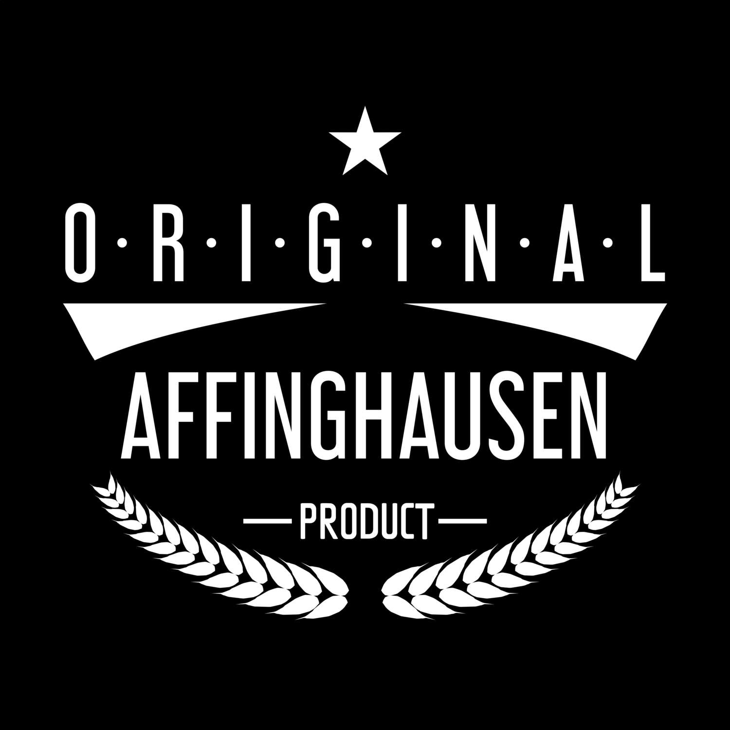 T-Shirt »Original Product« für den Ort »Affinghausen«