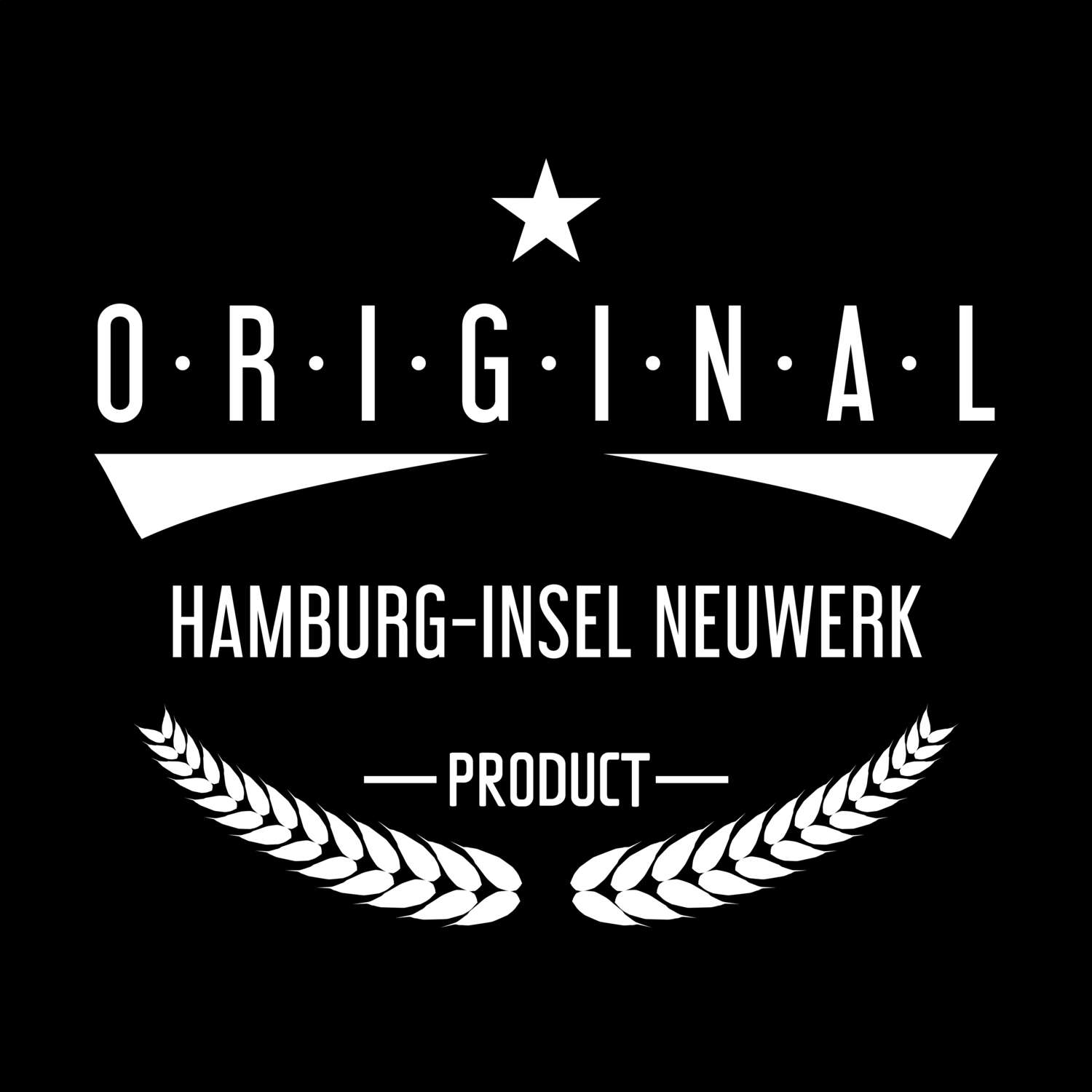 T-Shirt »Original Product« für den Ort »Hamburg-Insel Neuwerk«