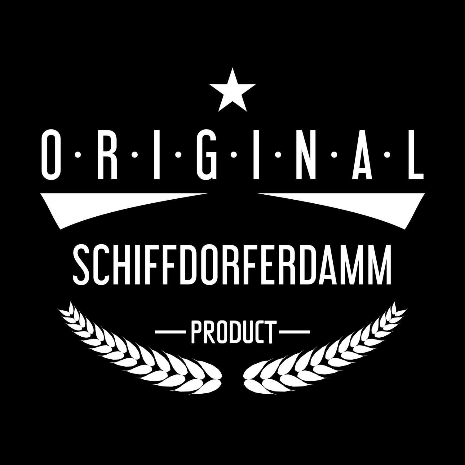 T-Shirt »Original Product« für den Ort »Schiffdorferdamm«