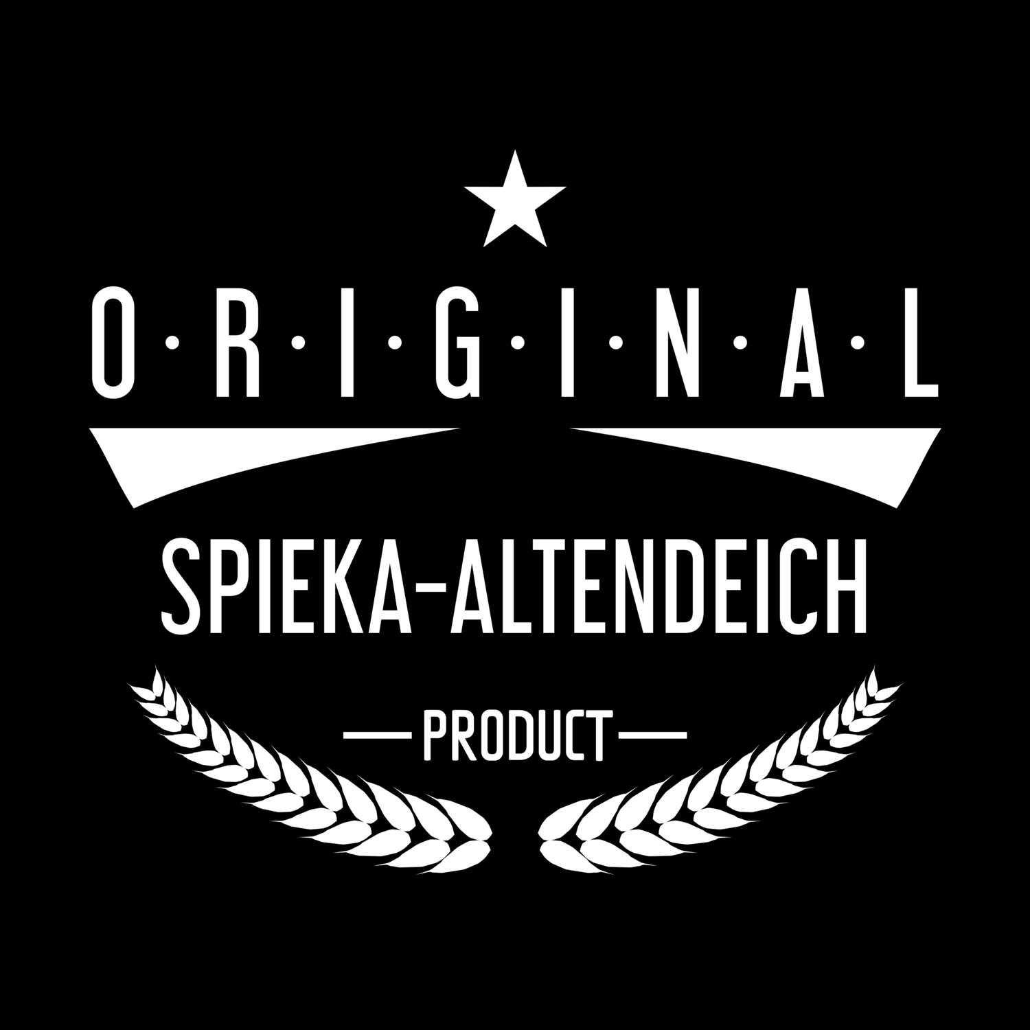 T-Shirt »Original Product« für den Ort »Spieka-Altendeich«