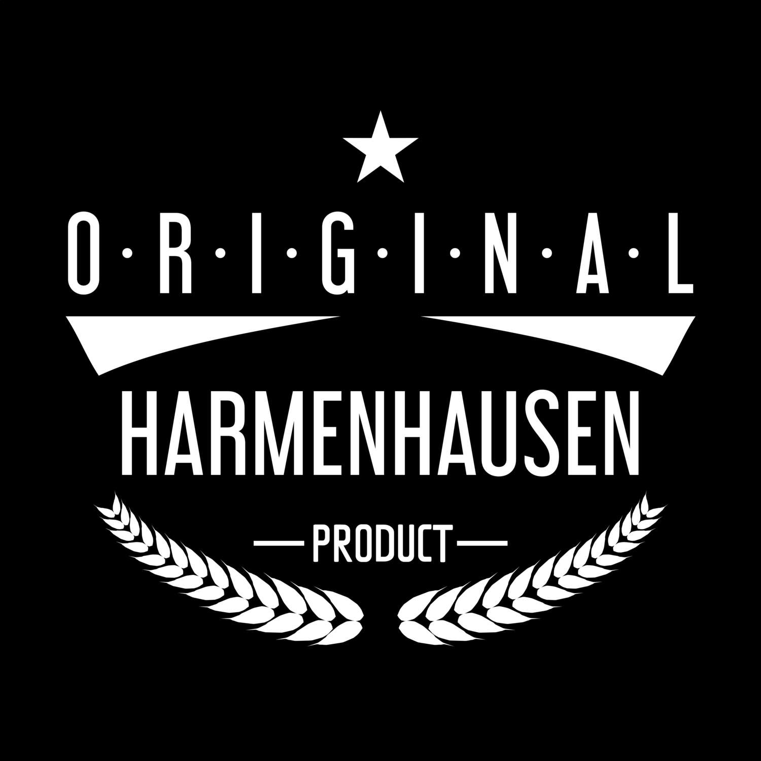 T-Shirt »Original Product« für den Ort »Harmenhausen«