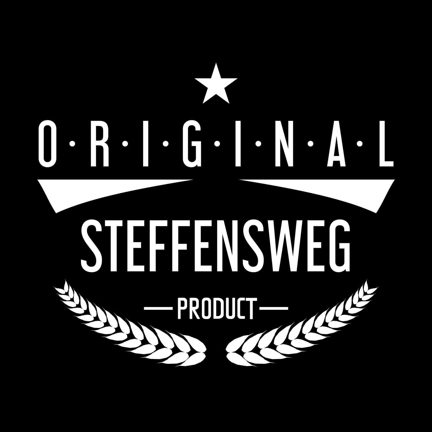 T-Shirt »Original Product« für den Ort »Steffensweg«