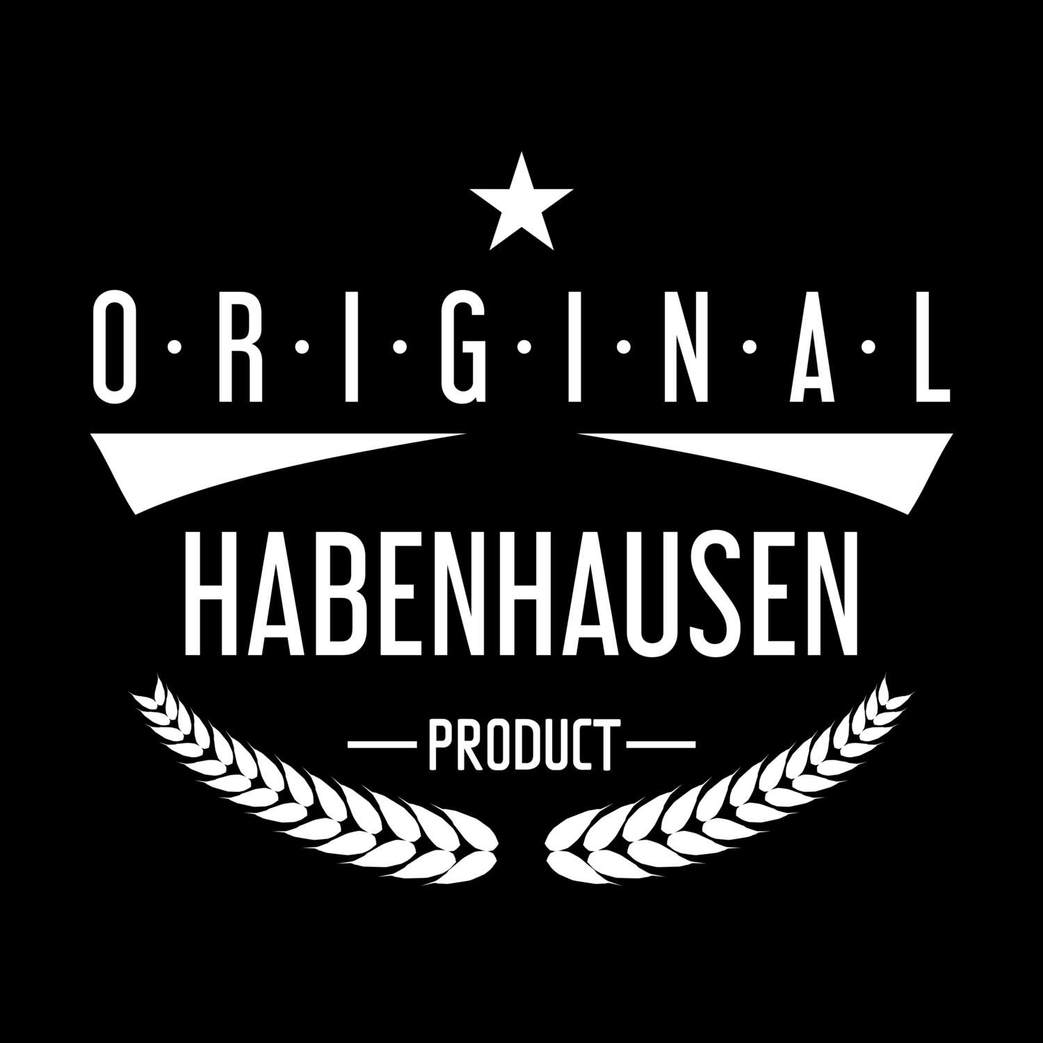 T-Shirt »Original Product« für den Ort »Habenhausen«