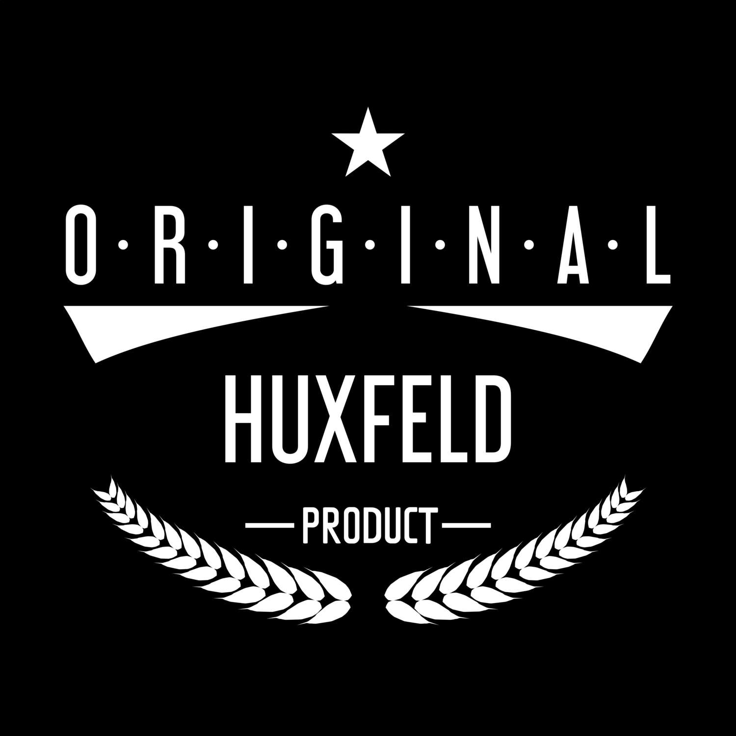 T-Shirt »Original Product« für den Ort »Huxfeld«