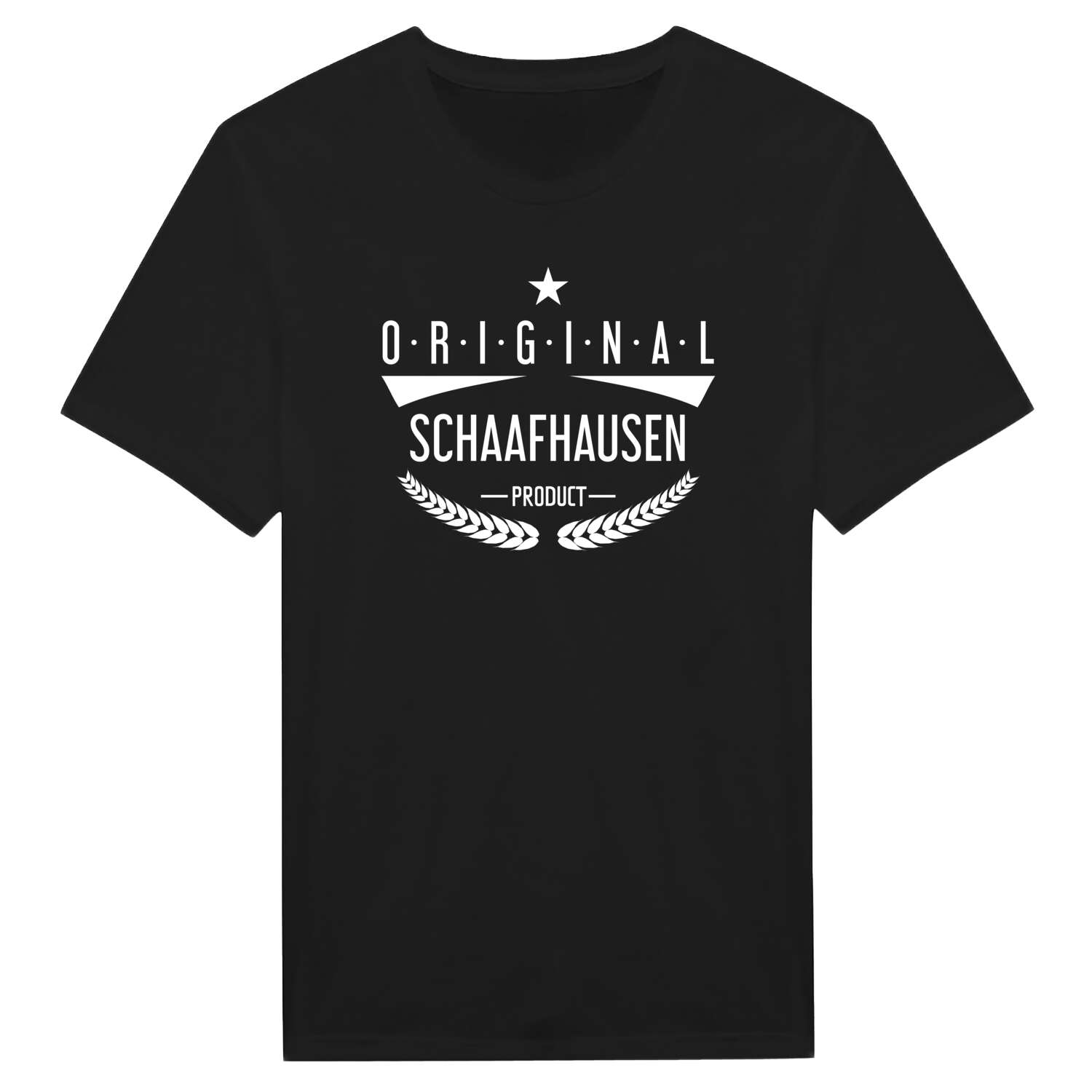 T-Shirt »Original Product« für den Ort »Schaafhausen«