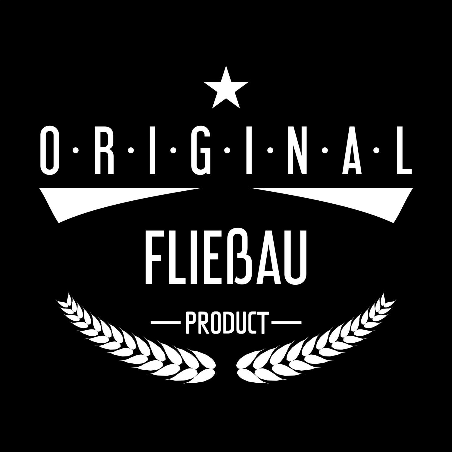 T-Shirt »Original Product« für den Ort »Fließau«