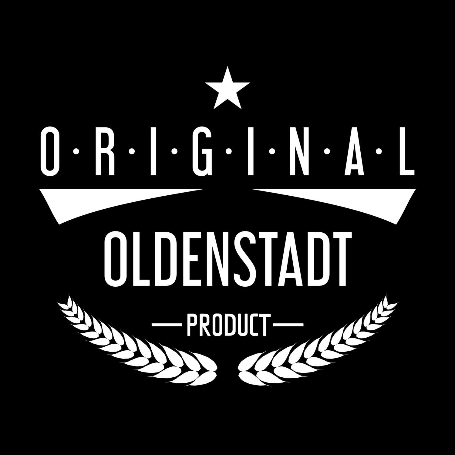 T-Shirt »Original Product« für den Ort »Oldenstadt«