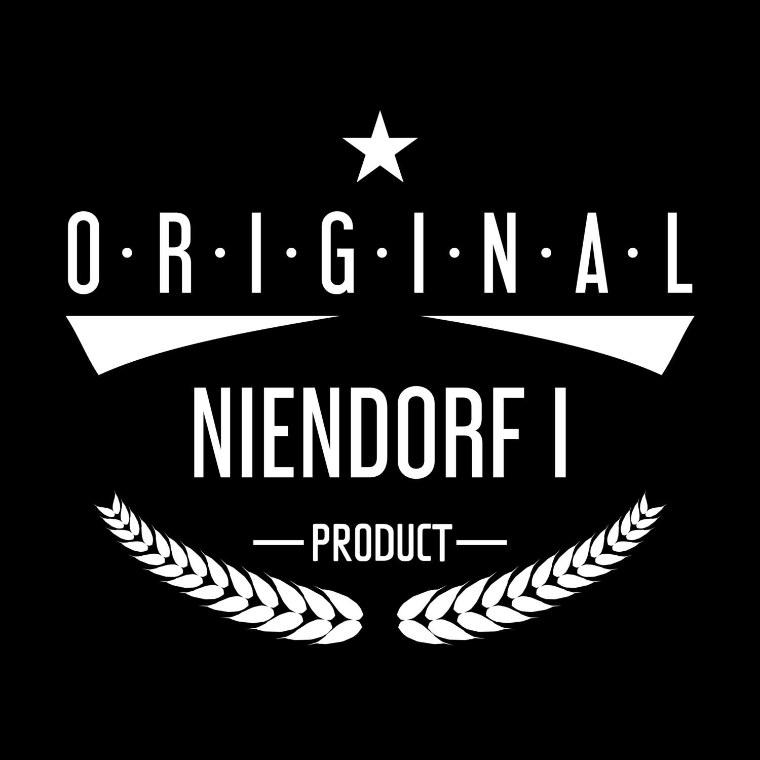 T-Shirt »Original Product« für den Ort »Niendorf I«