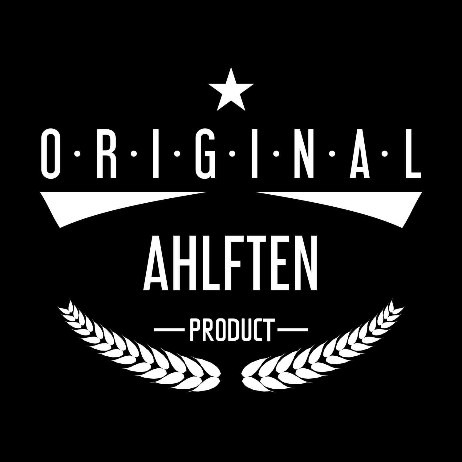 T-Shirt »Original Product« für den Ort »Ahlften«