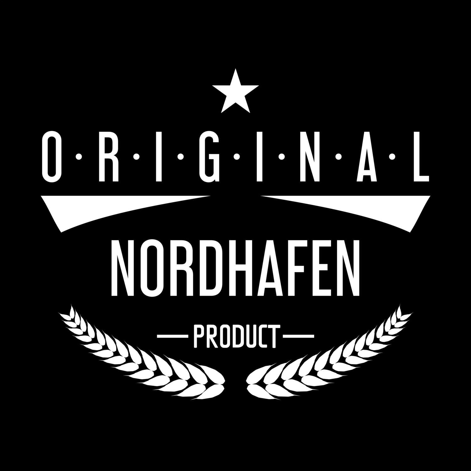 T-Shirt »Original Product« für den Ort »Nordhafen«