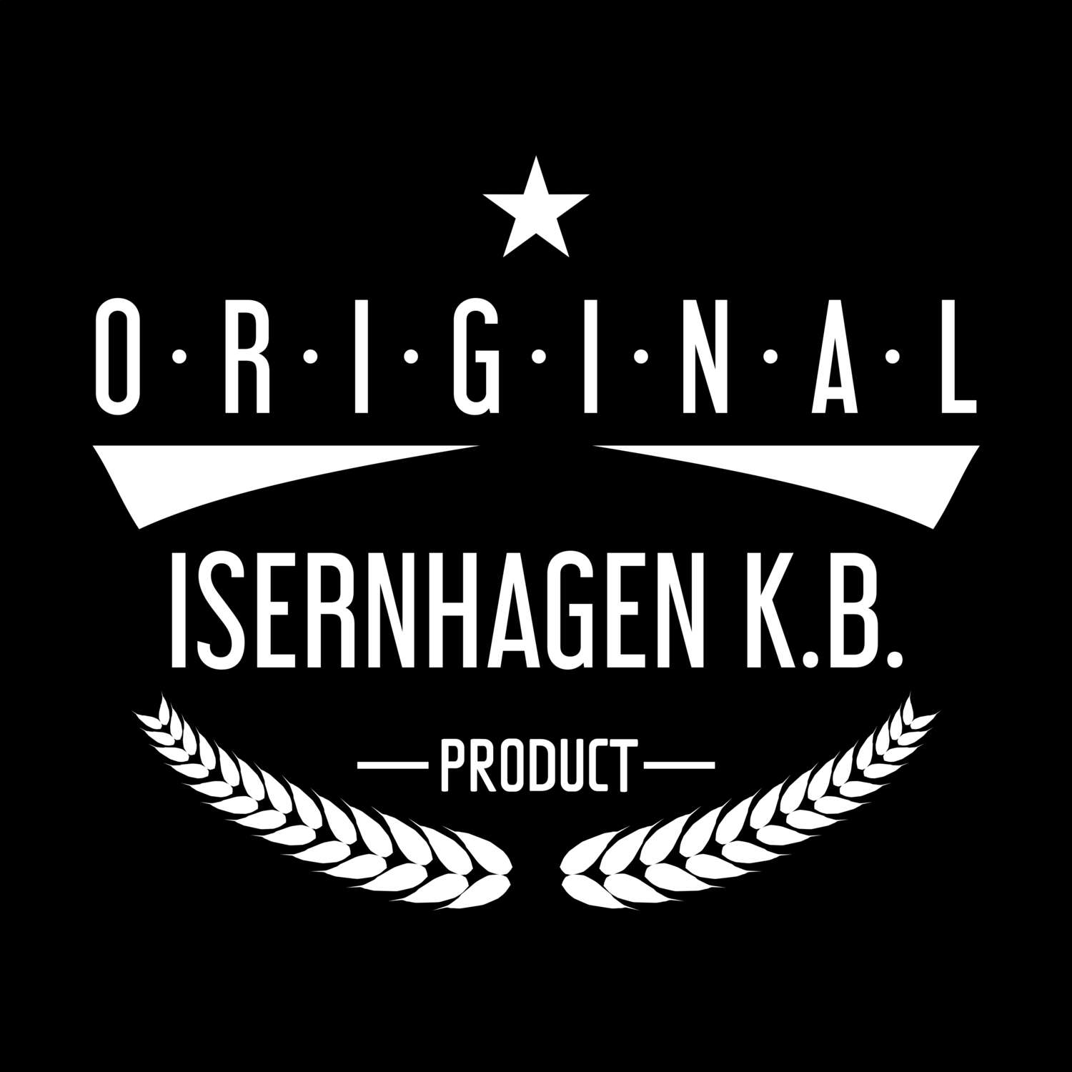 T-Shirt »Original Product« für den Ort »Isernhagen K.B.«